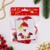 Set for creativity - Create a Christmas tree decoration from felt "Grandfather Frost Red Nose"