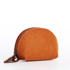 Women's wallet with lightning, brown color