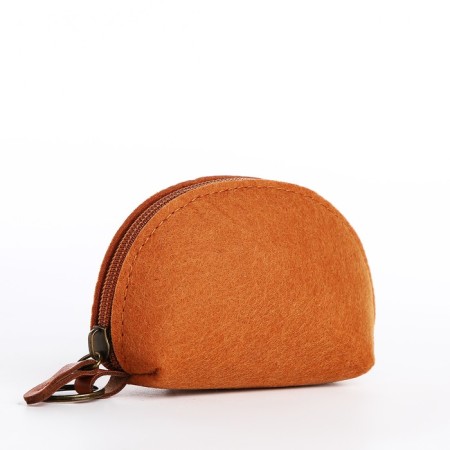 Women's wallet with lightning, brown color
