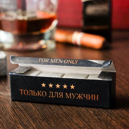 Whiskey stones "Whiskey Stones", natural steat, 4 pcs-1
