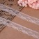 Capricon lace, 20 mm × 10 ± 1 m, white color