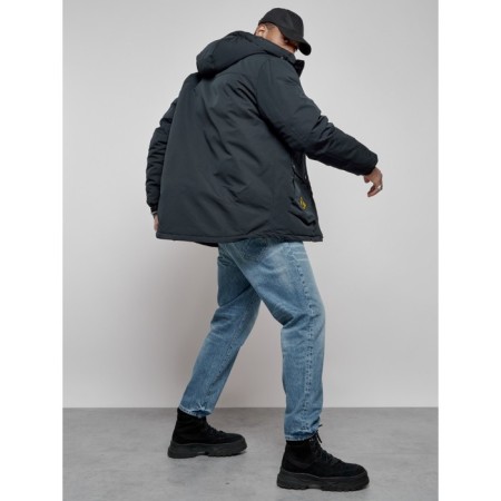 Male Winter jacket, size 52, dark blue color-19