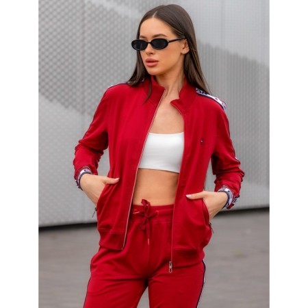 Female ishoi is a suit, size 44, burgundy color-8