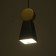 Lamp Bayerlux 2284/1 LED black and gold 10x10x24-124 cm