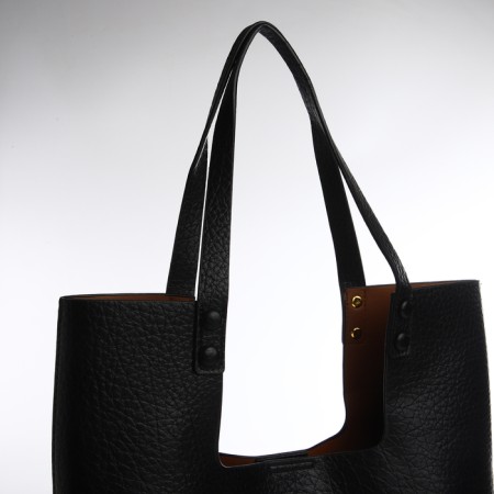 Women's bag-bag on a magnet, cosmetic bag, black color-3
