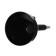 Funnel for fuel and lubricants top auto, with a net, collapsible, corrugation, d 13 cm, h nose 12.5 cm, black