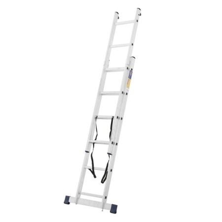 Tundra staircase, two -section, aluminum, 6 steps