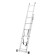 Tundra staircase, two -section, aluminum, 6 steps
