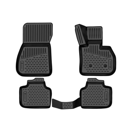 3D mats in the salon for BMW X1 (F48), 2015-2021, P.R. Crossover, Australia, 4 pcs.