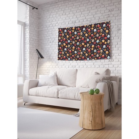 Decorative panel with photo printing "Fent on Christmas", horizontal, size 150x200 cm