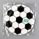 Disposable paper plate "Football"