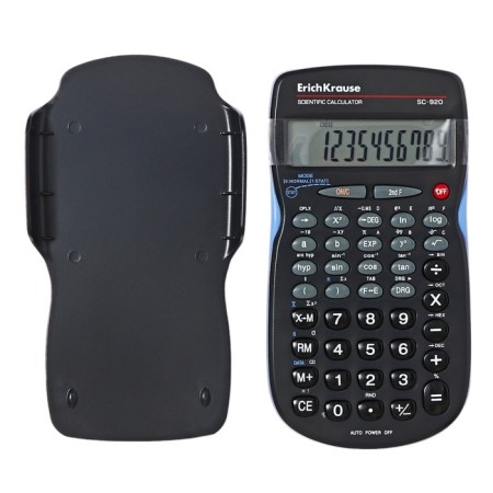 Scientific calculator 10-units Erichkrause SC-920, black, recommended for the OGE and the exam-9