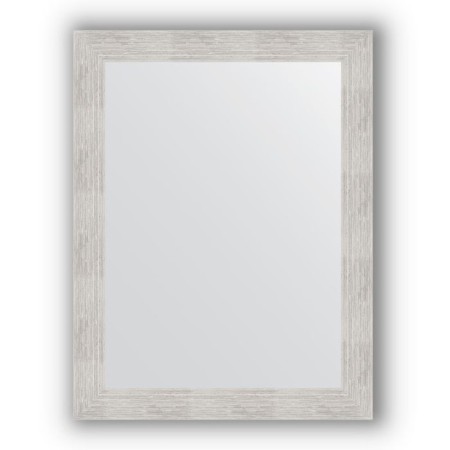 Mirror in the baguette frame - silver rain 70 mm, 66 x 86 cm, evoForm