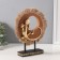 Souvenir Polystone "Golden Lizard on the Wicker Ring" 5x13.2x21.5 cm