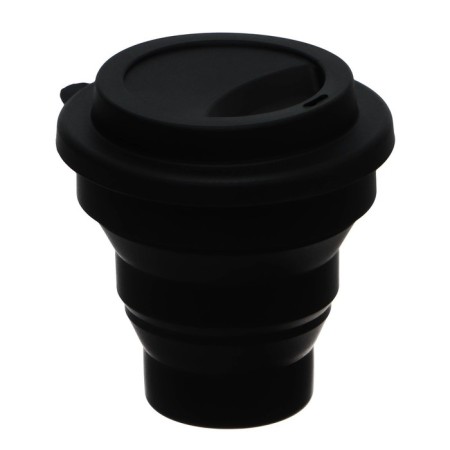 A glass for drawing DEVENTE. School, folding (silicone), black-2