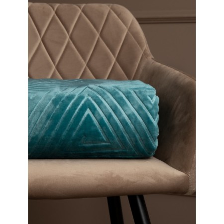 Texrepublic blanket, size 200x220 cm, turquoise color-2