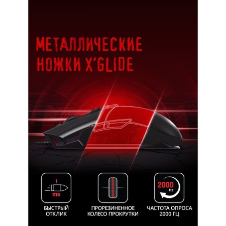 Mouse A4Tech Bloody P91 Pro black optical (16000dpi) USB3.0 (8BUT)-2