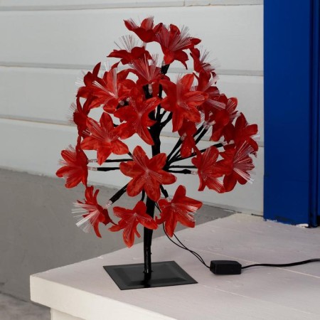 LED bush “Lilies red 30 cm, 32 LED, blinking, 220 V, glow of multi (RG/RB)-1