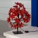 LED bush “Lilies red 30 cm, 32 LED, blinking, 220 V, glow of multi (RG/RB)