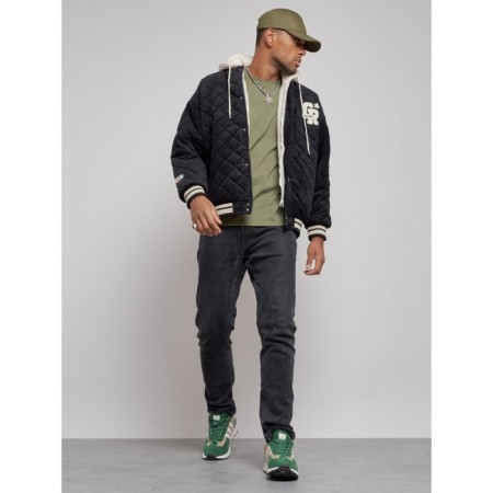 Male bomber, size 48, black color-10