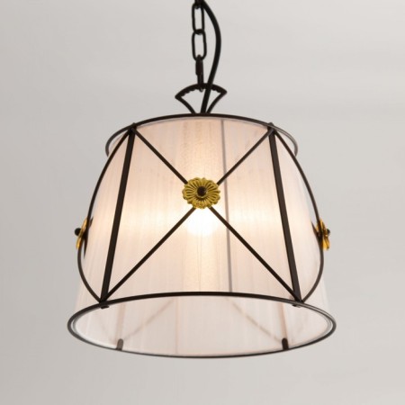 Suspended Citilux “Dresden” CL409212, 28x28x40 cm, 1x100W, e27, brown color-7