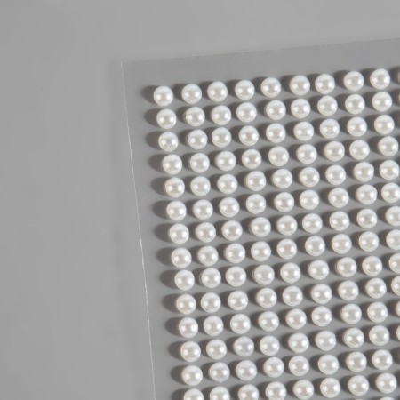 Pearls self -adhesive, d = 4 mm, 200 pcs on the sheet on the sheet, white color-2
