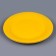 Disposable plate plate plain plain, yellow 18 cm, set 10 pieces