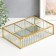 Organizer Casket Glass for trifles "waves" 6x16.5x23 cm