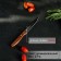 Knife Kitchen shade "Elbrus", gear blade 11.5 cm