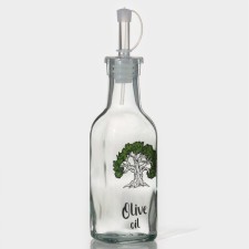 Glass bottle for sauces and oils of the olive tree, 200 ml, 5 × 20 cm