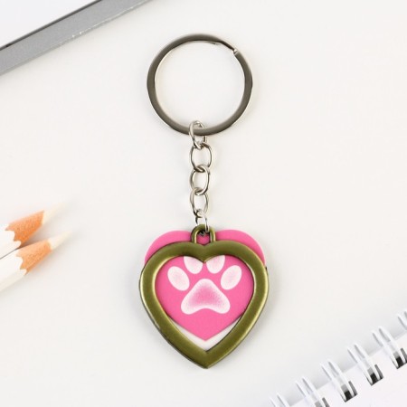 A keychain for keys with a place under the photo My beled Pet, 8 x 3 cm-5