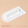 Confectionery spatula with Konfinetta handle, 14.2 × 8 cm, white color