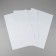 Artificial leather, with an adhesive base, 20 × 30 cm, 0.5 mm, 3 pcs, white color