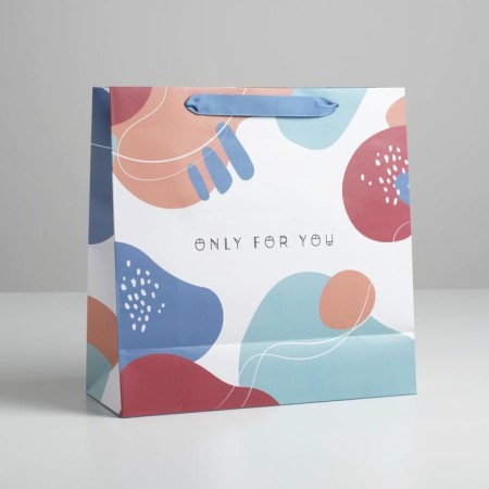 Gift Laminated Square, packaging, “Only for You”, 30 x 30 x 12 cm-2