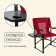Tourist Maclay Tourist, table with a cup holder, 63x47x94 cm, red color
