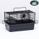 Mini cell for rodents "Pijon" No. 2, equipped, 27 x 15 x 16 cm, gray