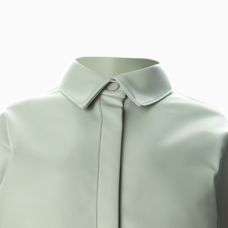Female shirt, sage color, size 46-3