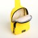 Textura lightning bag, external pocket, yellow color