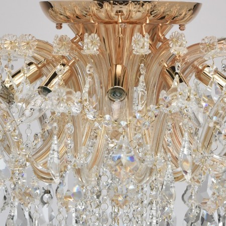 Louise chandelier 10x60W E14 gold-13