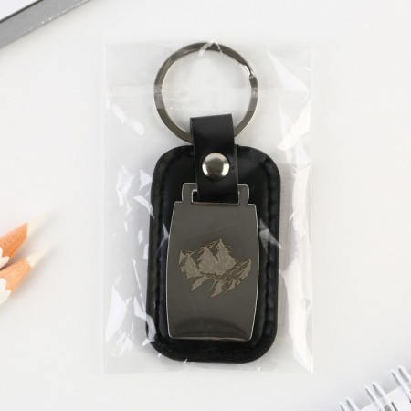 A keychain for keys "Mountains", 9.8 x 3.8 cm.-5