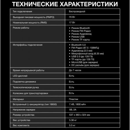Hyundai H-MC1298 Black 17W FM USB BT Micro SD-5