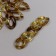 Decor for creativity plastic "Ring for the chain" olive set 25 pcs 2.3x1.65 cm