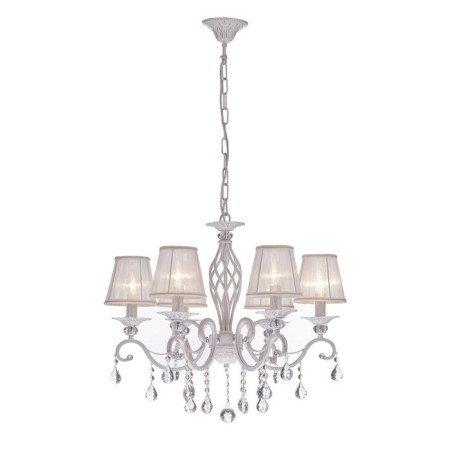 Maytoni ARM247-06-G, 6HE14, 40W, 63x63x116 cm, white color with gold