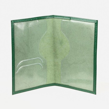 Cover for passport, green color-2