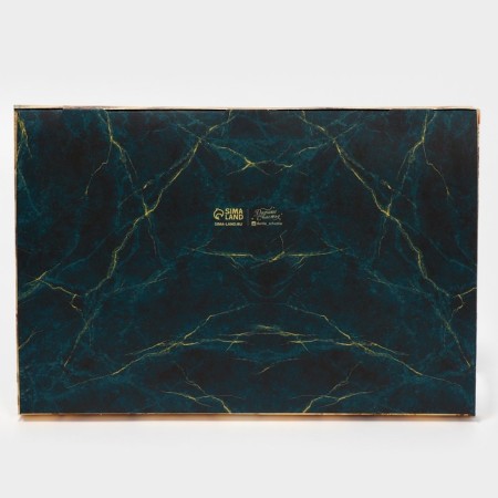 Box for Capcake "Marble", 23 x 16 x 11.5 cm, New Year-5