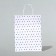 Crafts, white, “polka dots”, 32 x 24 x 10.5 cm