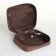 Lightning cosmetic bag, brown color