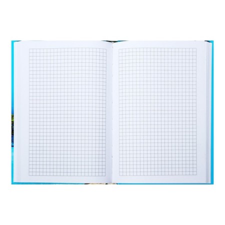 Business notebook A5 160 sheets in the Cage "Island of Dreams", solid cover, glossy lamination, mix-4