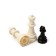 Chess 40 x 40 cm, King H-5.6 cm, d-2.3 cm, plastic figures