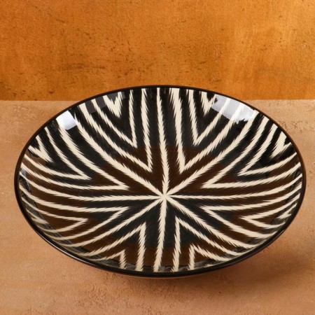 Largan Rishtan ceramics "Atlas", 31 cm, black